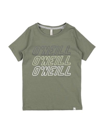 Shop O'neill Toddler Boy T-shirt Military Green Size 6 Cotton