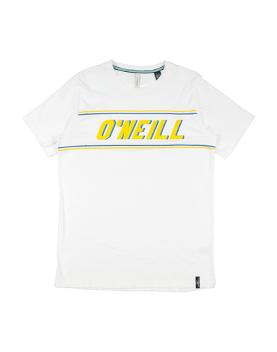 Shop O'neill Toddler Boy T-shirt White Size 6 Cotton