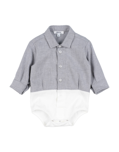 Shop Aletta Newborn Boy Shirt Grey Size 3 Cotton
