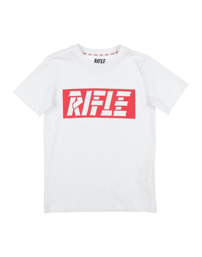 Shop Rifle Toddler Boy T-shirt White Size 5 Cotton