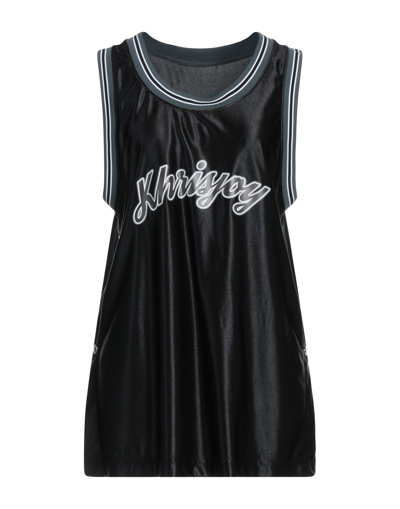 Khrisjoy Logo-print Tank Top In Black