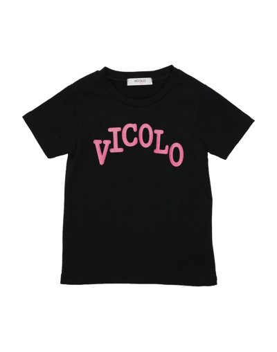 Vicolo T-shirts In Black