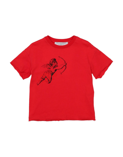 Shop Philosophy Di Lorenzo Serafini T-shirts In Red