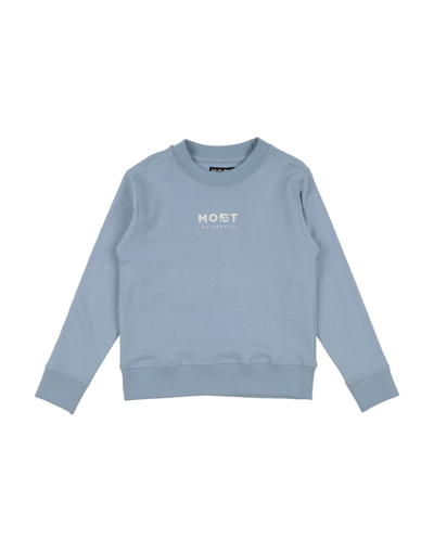 Shop Most Los Angeles Toddler Boy Sweatshirt Sky Blue Size 5 Cotton