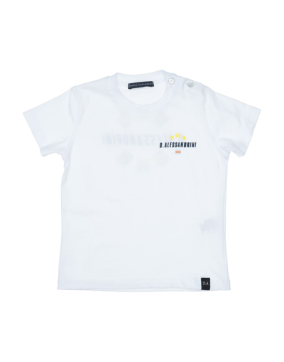 Shop Daniele Alessandrini T-shirts In White