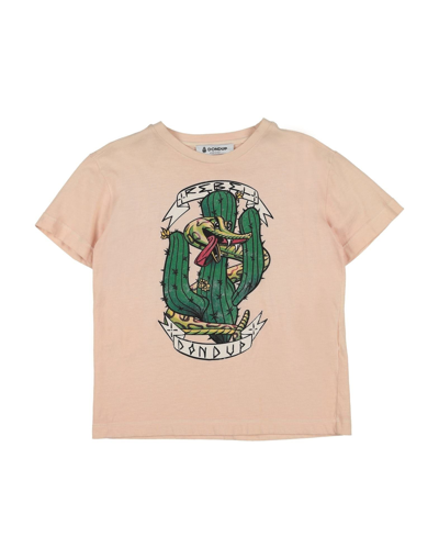 Shop Dondup Toddler Girl T-shirt Light Pink Size 4 Cotton