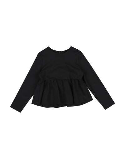 Shop Vicolo Toddler Girl Top Black Size 6 Viscose, Polyamide, Elastane