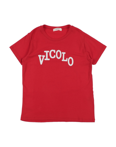 Shop Vicolo T-shirts In Red