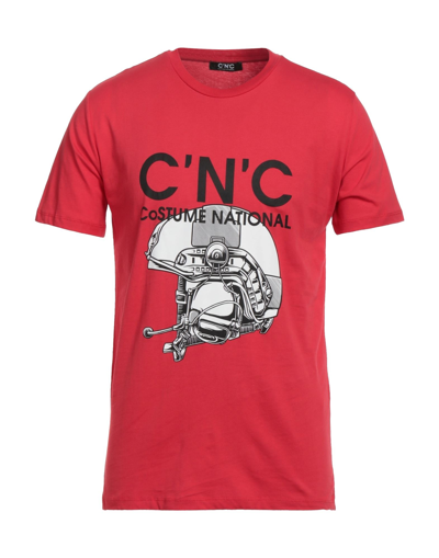 Shop C'n'c' Costume National Man T-shirt Red Size Xxl Cotton
