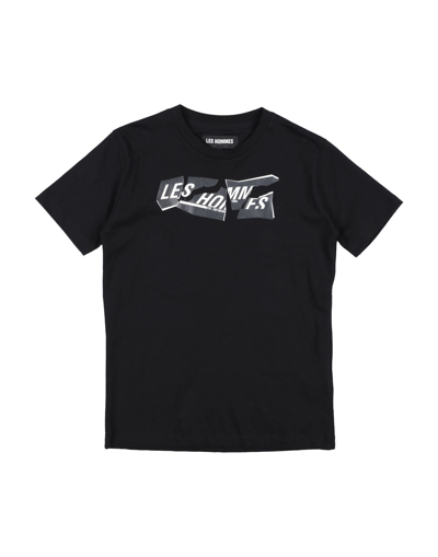 Shop Les Hommes T-shirts In Black