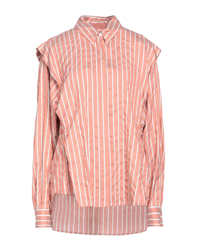 Shop Isabel Marant Woman Shirt Pastel Pink Size 8 Silk, Cupro
