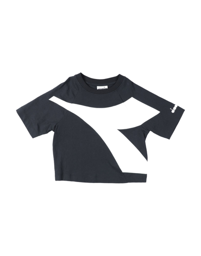 Diadora T-shirts In Black