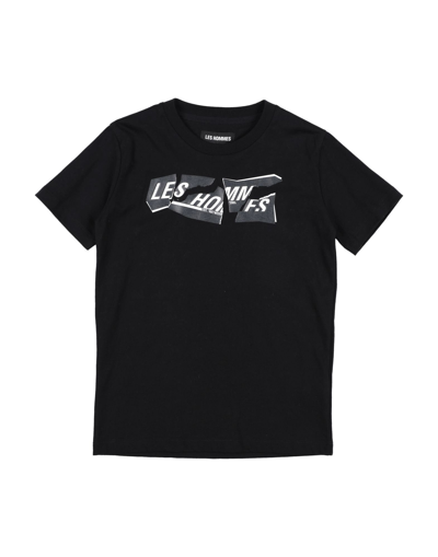 Shop Les Hommes Toddler Boy T-shirt Black Size 4 Cotton