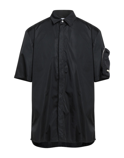 Shop Ambush Man Shirt Black Size 36 Polyamide, Soft Leather