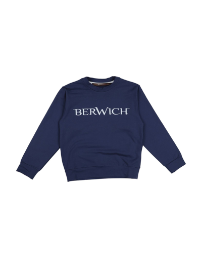 Shop Berwich Toddler Boy Sweatshirt Slate Blue Size 6 Cotton, Elastane