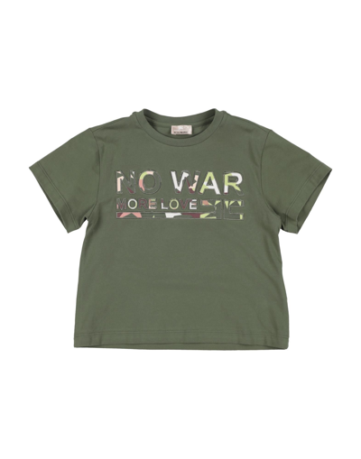 Shop Elisabetta Franchi Toddler Girl T-shirt Military Green Size 6 Cotton, Elastane