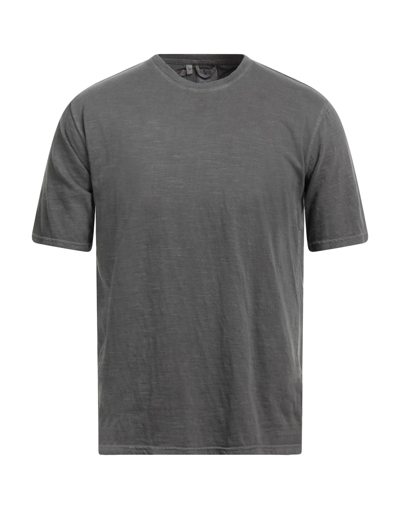 Shop R3d Wöôd Man T-shirt Lead Size M Cotton In Grey