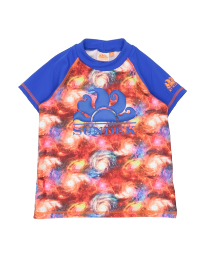 Shop Sundek Toddler Boy T-shirt Blue Size 6 Polyester, Elastane