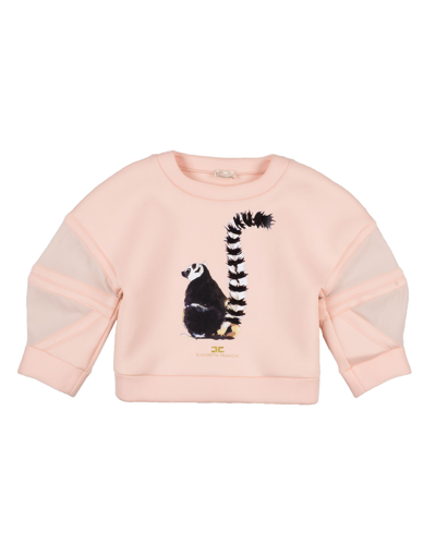 Shop Elisabetta Franchi Toddler Girl Sweatshirt Salmon Pink Size 6 Polyester, Elastane