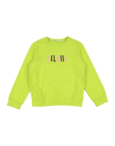 Shop Alviero Martini 1a Classe Toddler Sweatshirt Acid Green Size 6 Cotton, Elastane