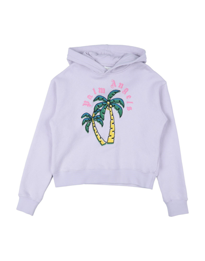 Shop Palm Angels Sweatshirts In Lilac