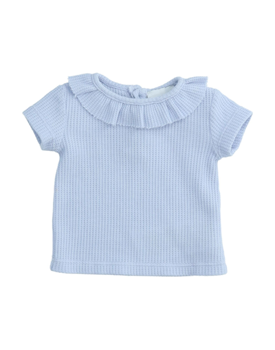 Shop Le Petit Coco Newborn Girl T-shirt Sky Blue Size 1 Cotton, Polyester