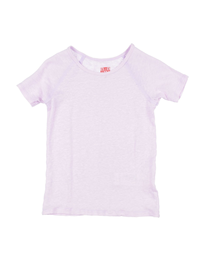 Shop Bonton Toddler Girl T-shirt Lilac Size 4 Linen In Purple