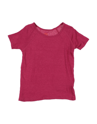 Shop Bonton Toddler Girl T-shirt Garnet Size 4 Linen In Red