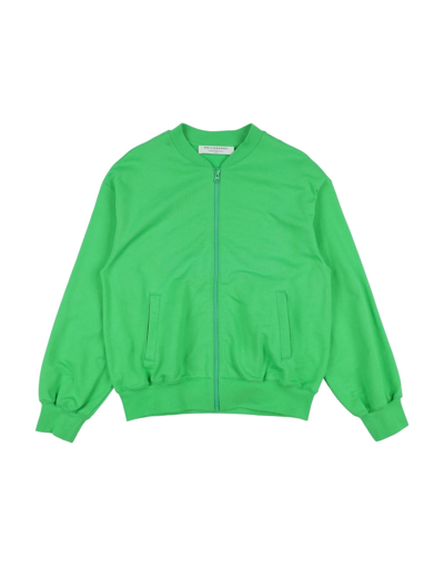 Shop Philosophy Di Lorenzo Serafini Toddler Girl Sweatshirt Green Size 4 Cotton, Elastane