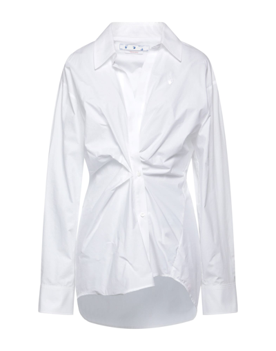 Shop Off-white Woman Shirt White Size 6 Cotton