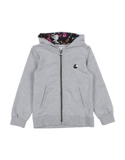 Shop Philipp Plein Toddler Girl Sweatshirt Light Grey Size 6 Cotton, Polyester, Elastane