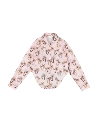 Palm Angels Shirts In Pink