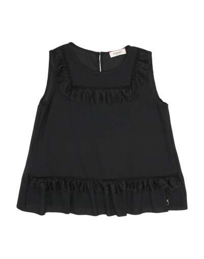 Shop Pinko Up Toddler Girl Top Black Size 6 Viscose, Elastane, Polyamide, Cotton