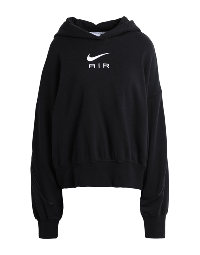 Shop Nike W Nsw Air Flc Hoodie Woman Sweatshirt Black Size M Cotton, Polyester
