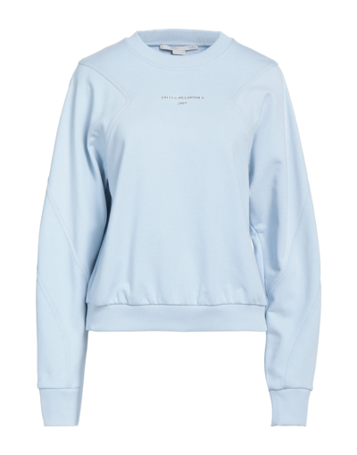 Shop Stella Mccartney Woman Sweatshirt Sky Blue Size 0-2 Cotton, Elastane