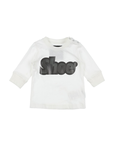 Shop Shoe® Shoe Newborn Boy T-shirt White Size 3 Cotton