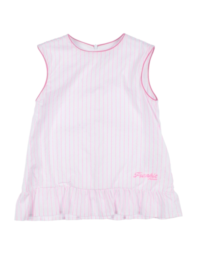 Frankie Morello Toddler Girl Top White Size 7 Cotton In White