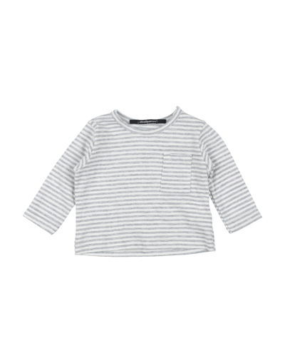 Shop Aventiquattrore Newborn Boy T-shirt Light Grey Size 3 Cotton, Polyester