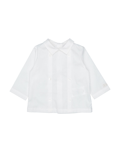 Shop Le Bebé Newborn Girl Shirt White Size 3 Cotton, Elastane