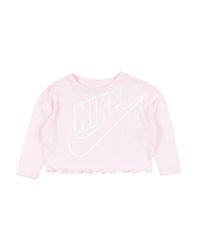 Shop Nike Toddler Girl T-shirt Pink Size 7 Polyester, Viscose