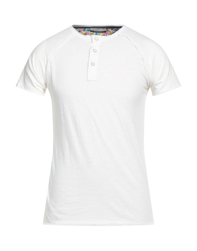 Shop Yes Zee By Essenza T-shirts In White