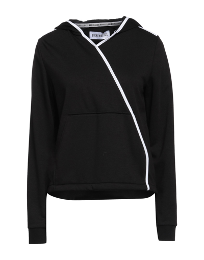 Shop Bikkembergs Woman Sweatshirt Black Size S Polyester, Cotton, Elastane