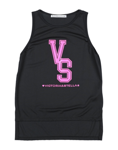 Shop Victoria & Stella Toddler Girl Tank Top Black Size 6 Polyester