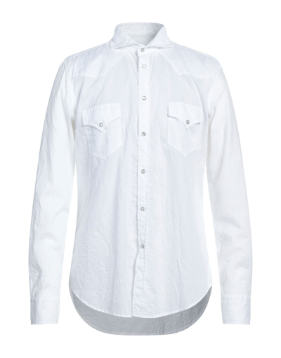 Shop Brian Dales Man Shirt White Size 16 ½ Cotton