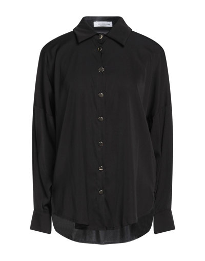 Shop Atos Lombardini Woman Shirt Black Size 8 Polyester, Elastane
