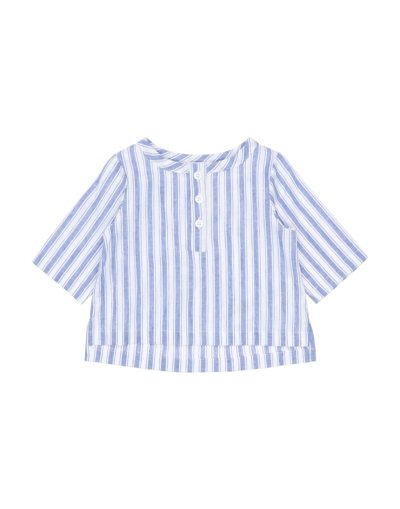 Shop Douuod Newborn Boy Shirt Blue Size 0 Cotton, Linen