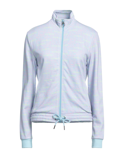 Shop Bikkembergs Woman Sweatshirt Sky Blue Size M Cotton