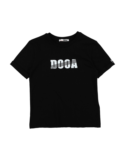Shop Dooa Toddler Boy T-shirt Black Size 5 Cotton
