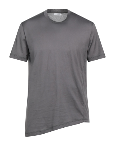 Shop Paolo Pecora Man T-shirt Grey Size S Cotton