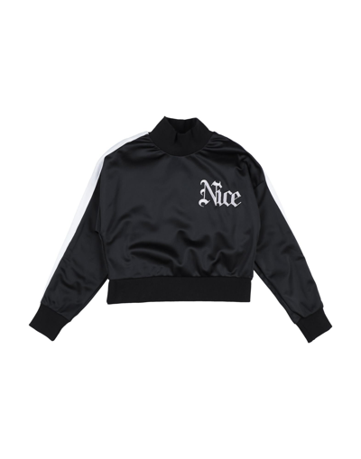 Shop Nicebrand Toddler Girl Sweatshirt Black Size 4 Cotton